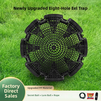 Plastična klopka za jegulju (eel cage) s 6/8 otvora, PP materijal