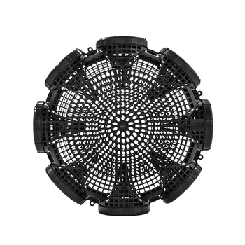 Plastična klopka za jegulju (eel cage) s 6/8 otvora, PP materijal