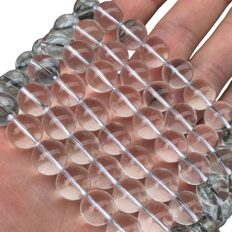K9 bijele kristalne okrugle perle, prozirne, za DIY nakit, veličina 2–16 mm