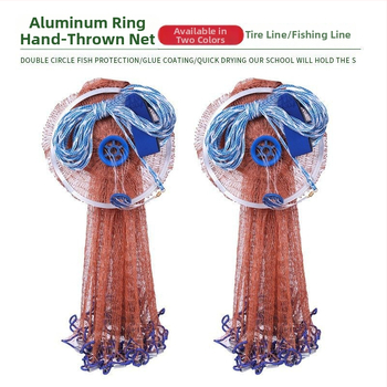 Frisbee stiliaus rankinis žvejybos tinklas (Prekės ženklas Xinpeng; Medžiaga: tire line)