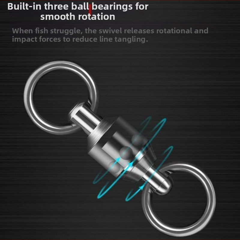 Tackle Swivel Connector, visoko brzinsko okretanje, amortizer, veliki set linija