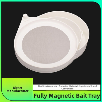 Magnetinis masalų rinkinys: magnetinė masalų plokštelė, masalų indas, laikiklis ir masalų dėžutė krantinei žvejybai — SKU 24512346559