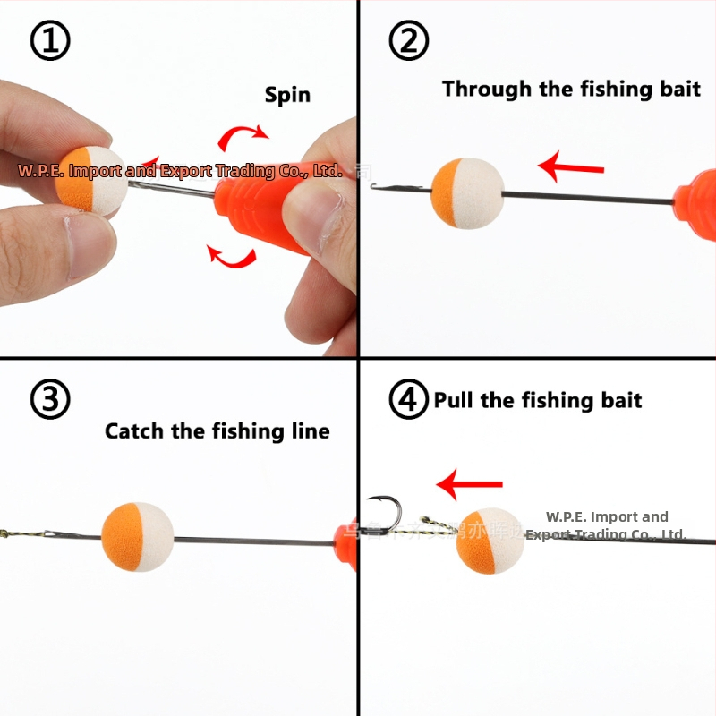 W.P.E sada ihiel na nástrahy s telom z nehrdzavejúcej ocele a nožnicami pre lov kapra (84 g)