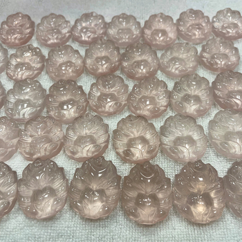 Κρεμαστό από ροζ χαλαζία, φυσικό στυλ, άνοιξη 2025 κυκλοφορία, καταγωγή Shanwei