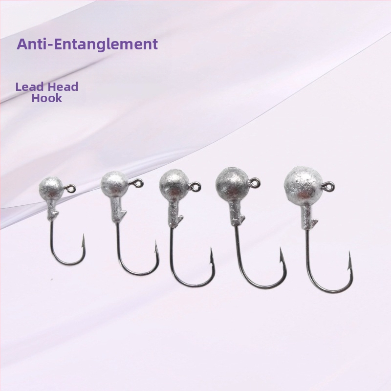 Wanhe 45 vnt kablių su švino galvute – dėžutė žvejybos įrangai, sintetinių medžiagų, žvejybai ežere ir jūroje