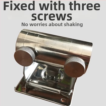 Kalapüügi vihmavarju alus – roostevabast terasest, sisestustüüp, universaalne, tugevdatud konstruktsioon, mudel 42752