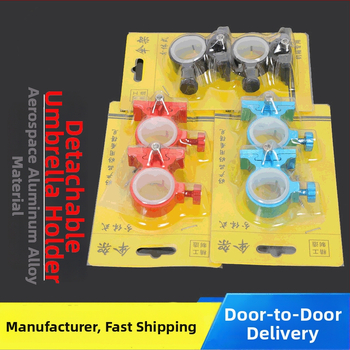 Alumīnija-magnija sakausējuma saliekamā makšķerēšanas lietussarga turētājs, dalāma tipa, bez demontāžas, komponents 36986511026