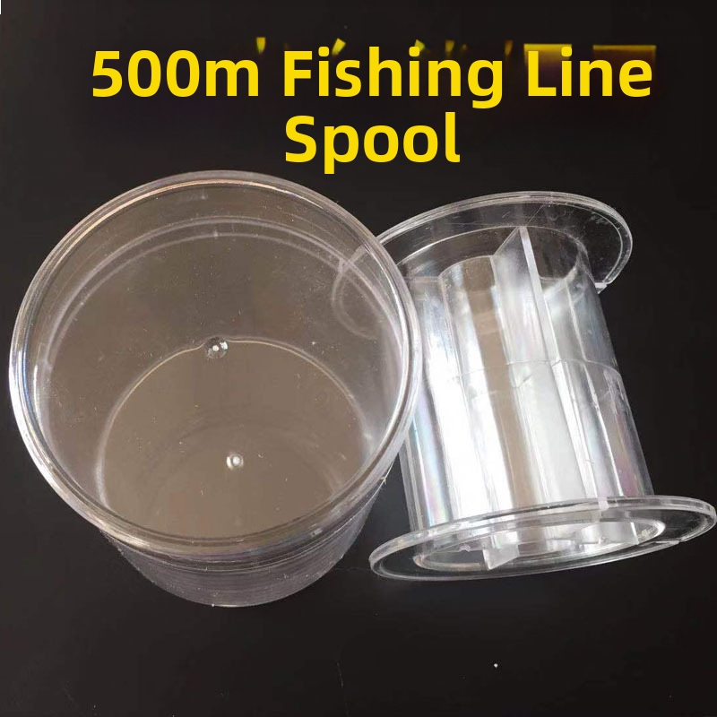 Žvejybos linijos ritė 500 m, skaidrus PS materialas, 5# skerspjūvis, vandeniui atspari daugiafunkcinė plūdė