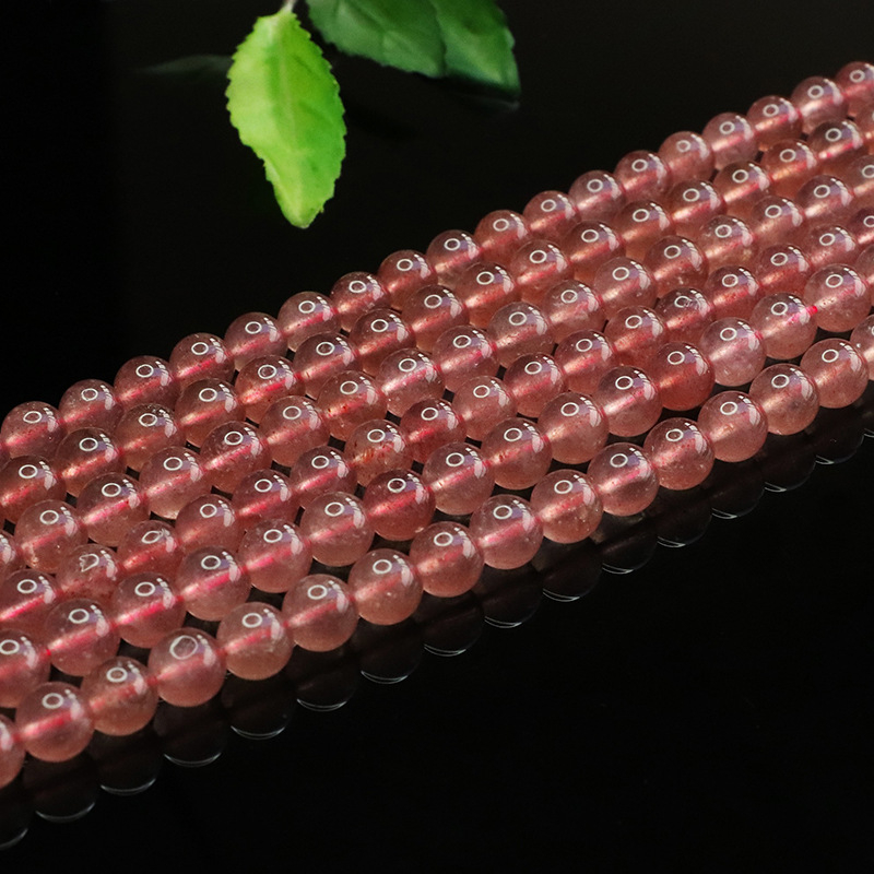 Ai yu labave perle od jagodnog kristala – polirane