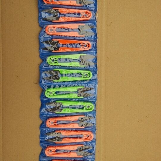 Foarfece cu formă U pentru tăierea firelor de broderie și linia de pescuit, lame din tungsten steel, design portabil — Old Fishing Gear