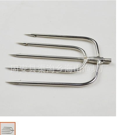 Seamount ötfogú harpun, rozsdamentes acél, horgászfelszerelés