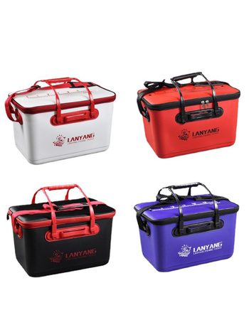 Hordozható műanyag élőhalas vödör kültéri horgászathoz, integrált vastagodott dizájnnal