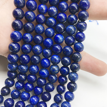 Voľné koráliky z lapisu lazuli, brúsenie a leštenie, pôvod Zhejiang-Yiwu
