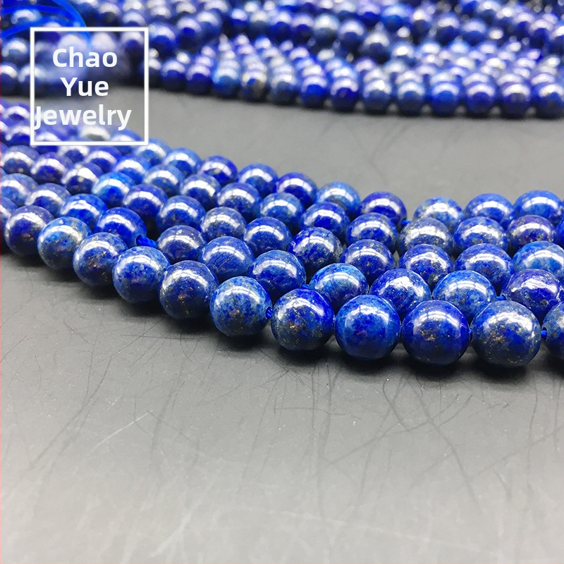 Voľné koráliky z lapisu lazuli, brúsenie a leštenie, pôvod Zhejiang-Yiwu