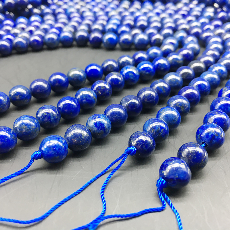 Voľné koráliky z lapisu lazuli, brúsenie a leštenie, pôvod Zhejiang-Yiwu