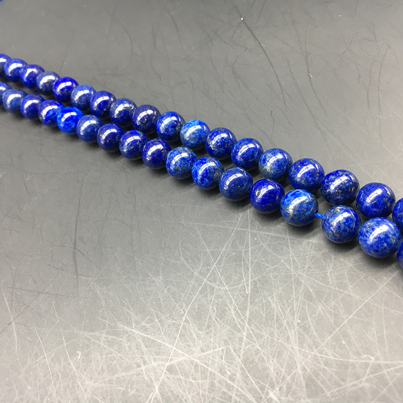 Voľné koráliky z lapisu lazuli, brúsenie a leštenie, pôvod Zhejiang-Yiwu