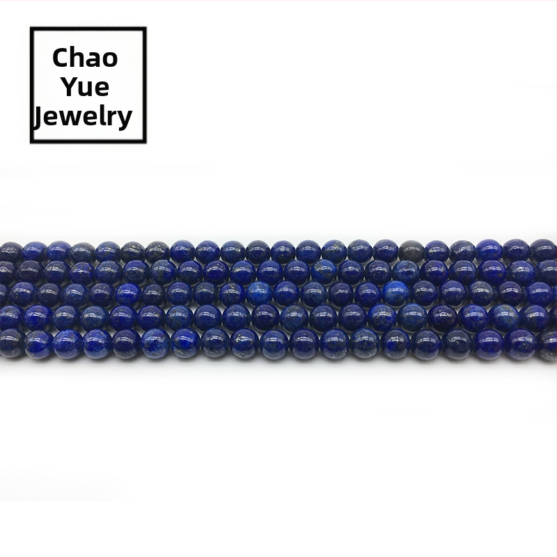 Voľné koráliky z lapisu lazuli, brúsenie a leštenie, pôvod Zhejiang-Yiwu