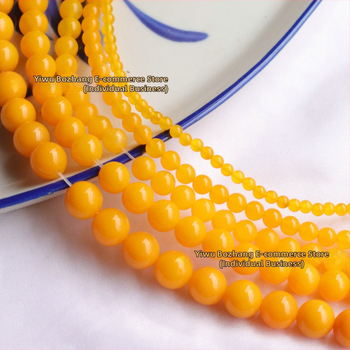 DIY gyöngy ékszerek jade gyöngyökkel – Polírozott jade gyöngyök; Jade típus: Egyéb; Stílus: Modern városi; Minta: Nemes