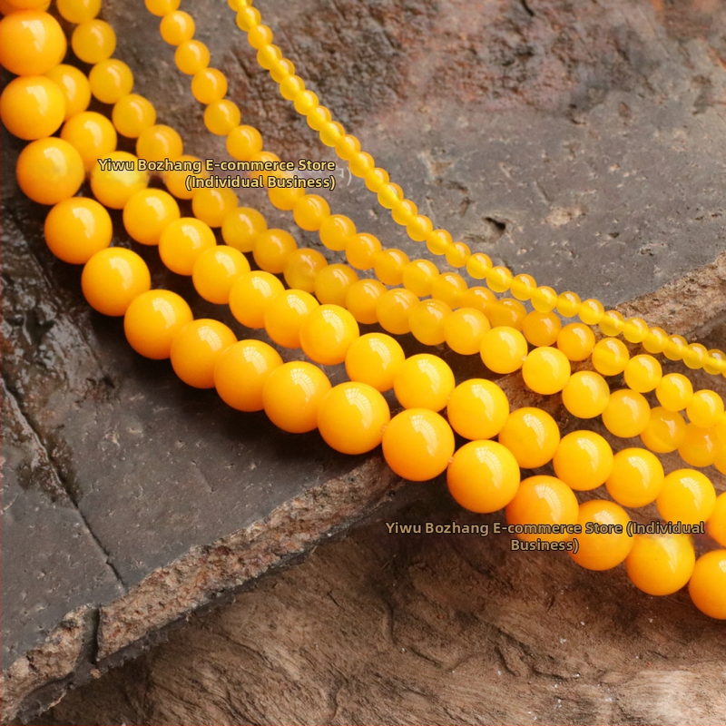 DIY gyöngy ékszerek jade gyöngyökkel – Polírozott jade gyöngyök; Jade típus: Egyéb; Stílus: Modern városi; Minta: Nemes