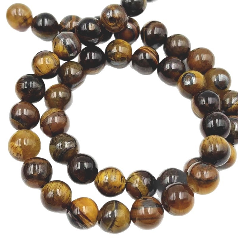 3-10 mm prirodne žute tigrovo oko perle za DIY nakit, labave perle za narukvice i naušnice, poluproizvodi