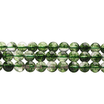 Szabadon felfűzhető gyöngyök mesterséges kristályból, polírozott felület, kerek alakú