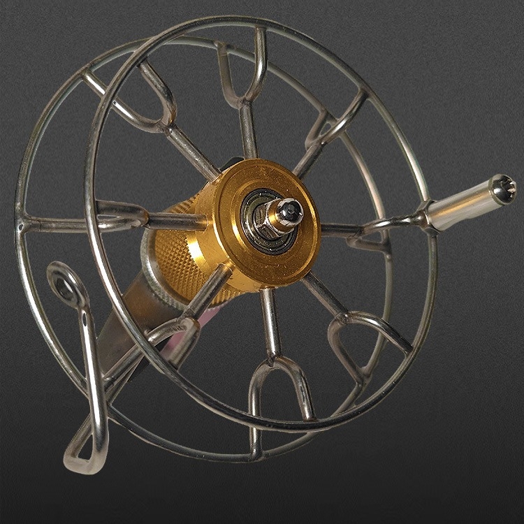 Spinning reel από ανοξείδωτο χάλυβα; μεταλλικός μηχανισμός ψαρέματος; προέλευση Sichuan; συσκευασία: 1