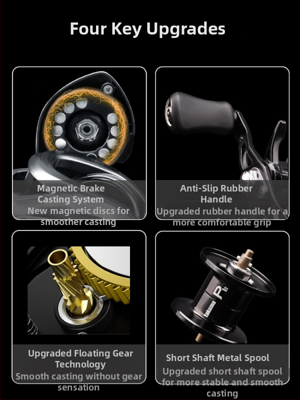 Dobos horgászorsó - második generáció, vízcsepp-formájú dizájn, könnyű, rövid tengely, univerzális modell a Tower Cool Horse-tól