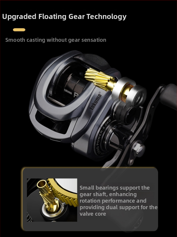 Dobos horgászorsó - második generáció, vízcsepp-formájú dizájn, könnyű, rövid tengely, univerzális modell a Tower Cool Horse-tól