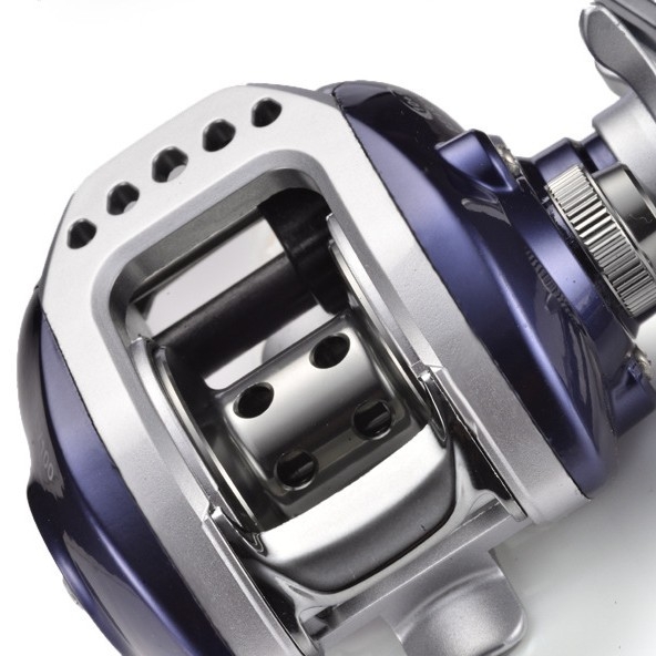 Komelon horgászorsó vízcsepp-formájú dizájnnal, 11 csapágy, mágneses fék, teljes fémből készült ház