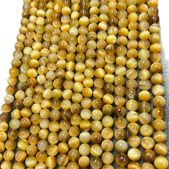 Jingya Crystal prirodno zlatno tigrovo oko kuglice 10 mm za DIY nakit
