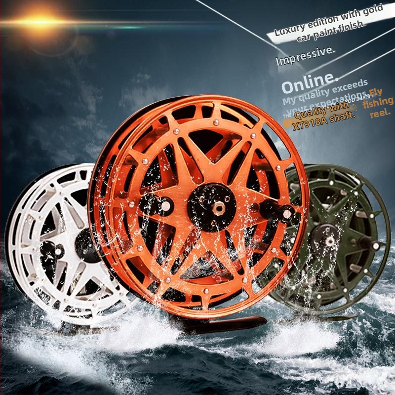 Prosperity muhački ribolovni kolut, metalno kolo za mamce, čelični osov, dvostruki ležajevi, Hebei, pakiranje 50