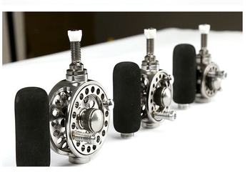 Silver Fox ribolovni kolut, potpuno metalna konstrukcija, integrirani mehanizam, paket od 50 komada, podrijetlo Kina