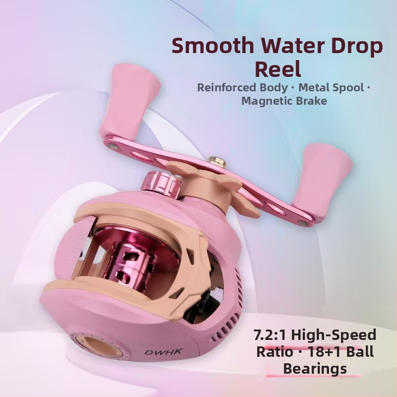 Macaron štap za mamce s baitcasting mulinetom — XIAOWEILURE, pakiranje 50 kom., ribarski mulinet