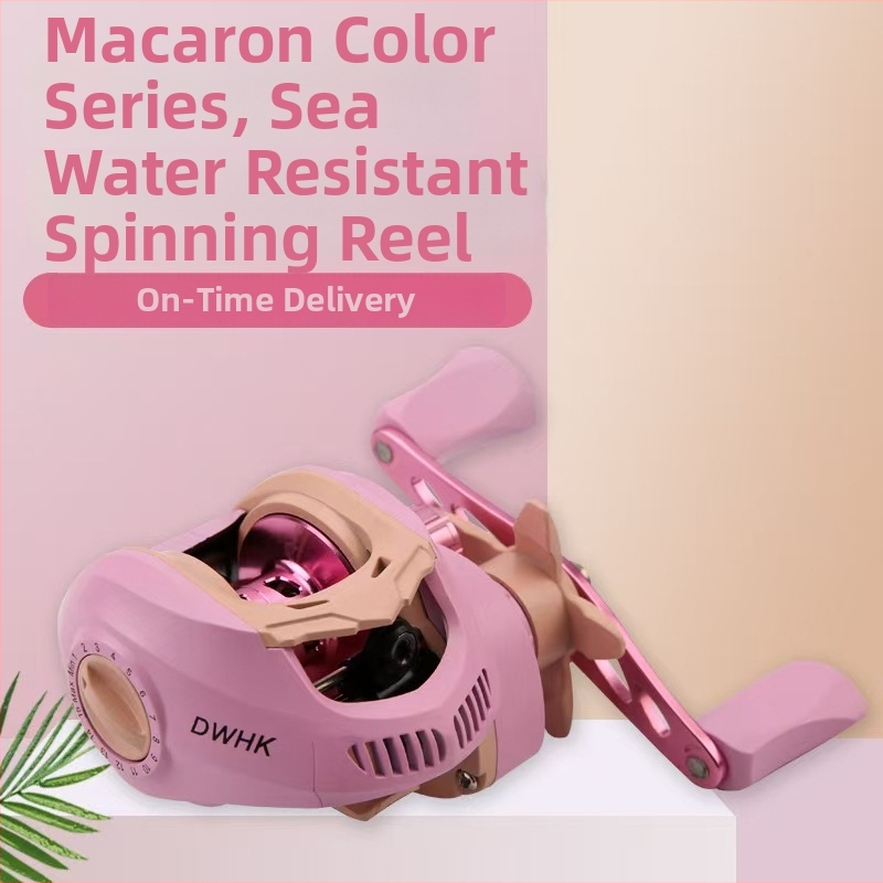 Macaron štap za mamce s baitcasting mulinetom — XIAOWEILURE, pakiranje 50 kom., ribarski mulinet