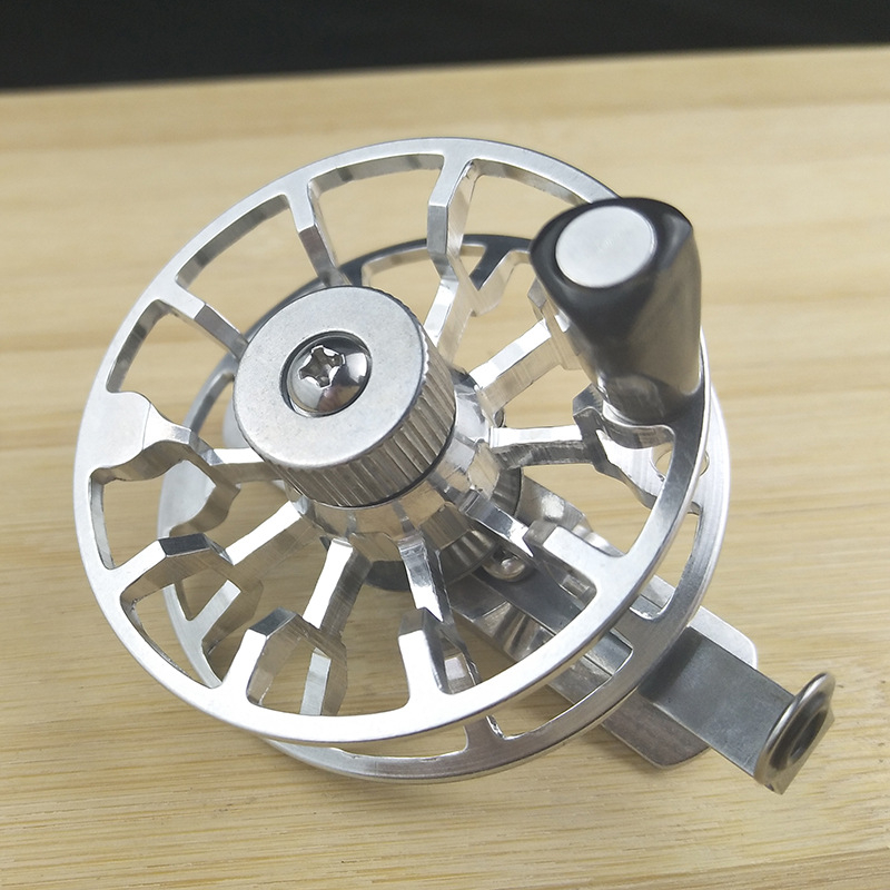 Haisheng D55 potpuno metalni navijač s prednjim kočnicom za fly fishing i ledeni ribolov