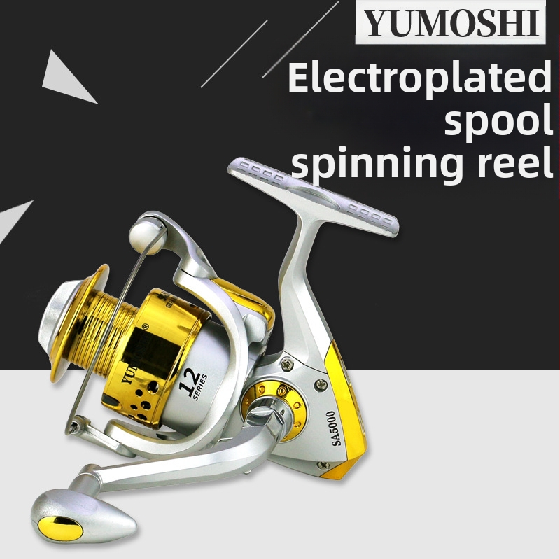 Spinning navijak na rybolov, model SA1000-7000, značka yumoshi, balenie 40 kusov, licencovaná súkromná značka