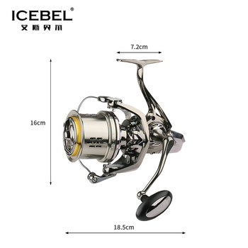 ICEBEL Metalni spinning kolut za morski ribolov