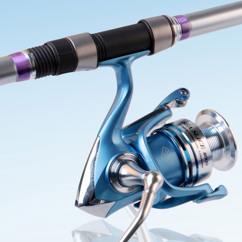 Ryobi Sea Slice spinner navijak — dlhý hod, kovový rám, presný prevod