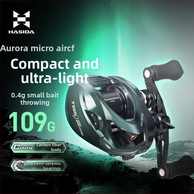 Hasda Aurora ultraľahký AirCF navijak na ryby s keramickými ložiskami