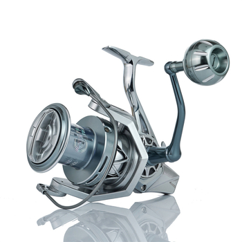 MBLN spining navijak na rybárčenie s celokovovou konštrukciou, skrutkový dizajn, vhodný pre morské rybolov a dlhé nahadzovanie, s vysokou brzdnou silou.