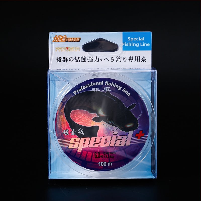 Osnovna ribolovna linija – karbonsko vlakno, duljina 100 m, nosnost 100, paket 100 kom