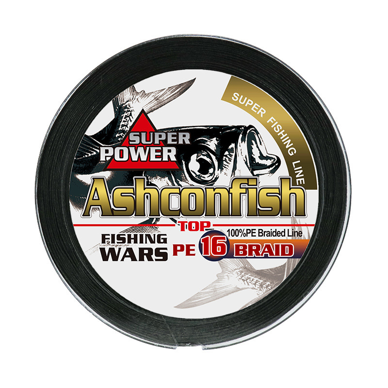 Ashconfish glavna ribolovna linija, PE plietena, 6LB-750LB, 6 kom