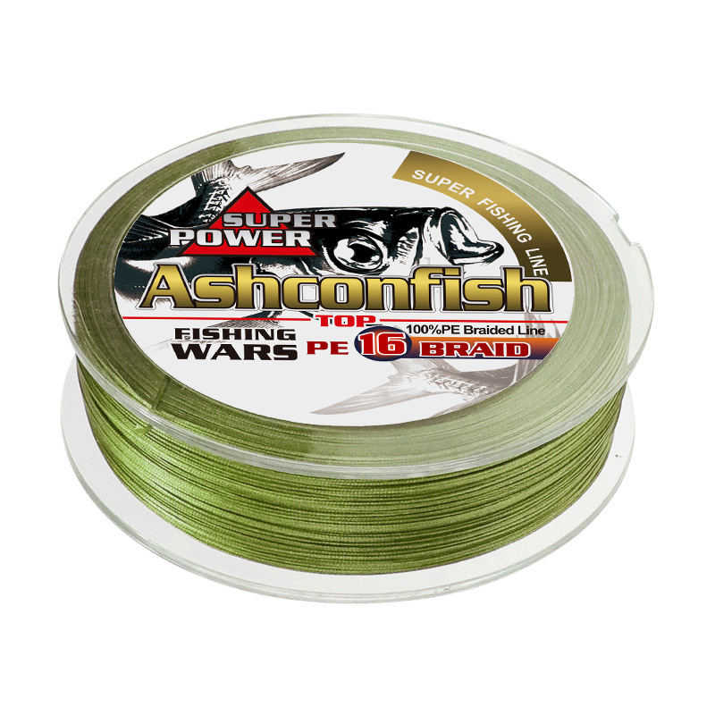 Ashconfish glavna ribolovna linija, PE plietena, 6LB-750LB, 6 kom