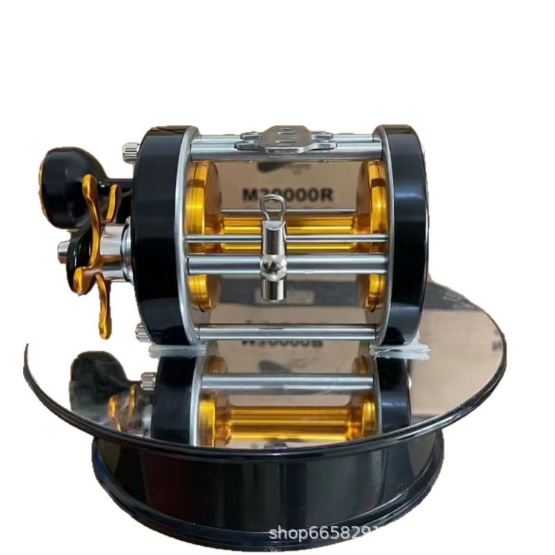 Moonlight Fishing bubnjasti navijač - šesttočkovni centrifugalni kočnica, 10000 špula, potpuno metalna konstrukcija, podrijetlo Weihai, kutija 12 kom.