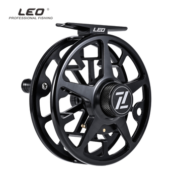 LEO 28216 FA Zvjezdasta mulineta za fly fishing, aluminijska legura, prednja kočnica, zvuk klika