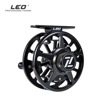 LEO 28216 FA Zvjezdasta mulineta za fly fishing, aluminijska legura, prednja kočnica, zvuk klika