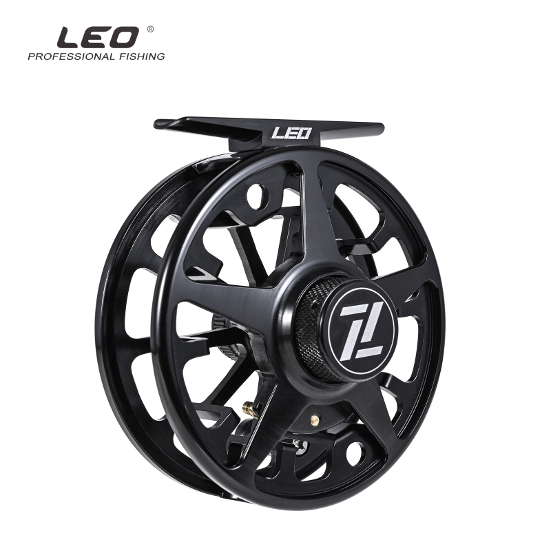 LEO 28216 FA Zvjezdasta mulineta za fly fishing, aluminijska legura, prednja kočnica, zvuk klika
