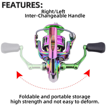 Aorace kovový spinning navijak na rybolov – dlhý hod, 40 kusov v krabici