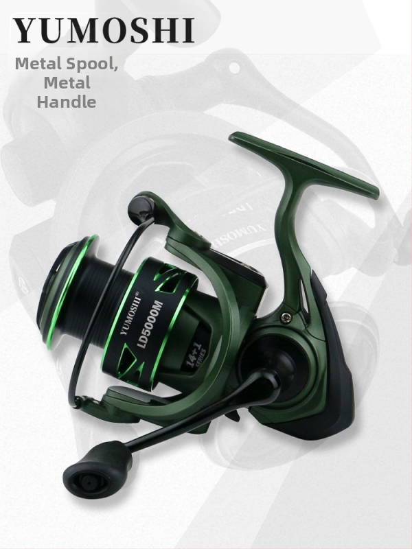 LD Series mulinetă de spinning Yumoshi – capac metal fără joc, marcă privată autorizată, cutie cu 20 de bucăți