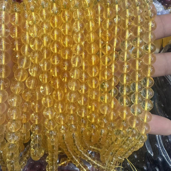 Mărgele de cristal 7A, rotunde, cristal natural, prelucrate prin șlefuire și lustruire, componentă DIY bijuterii